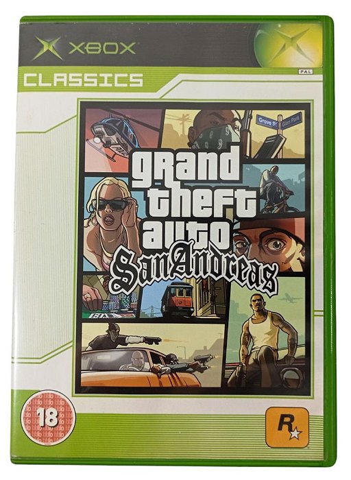 Jogo GTA San Andreas Original [EUROPEU] - Xbox Clássico
