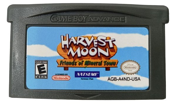Jogo Harvest Moon Friends of Mineral Town - GBA