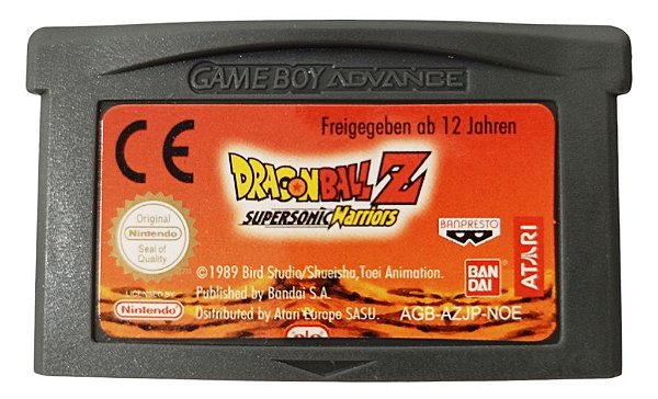 Jogo Dragon Ball Z Supersonic Warriors - GBA