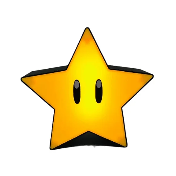 Luminária Estrela Mario