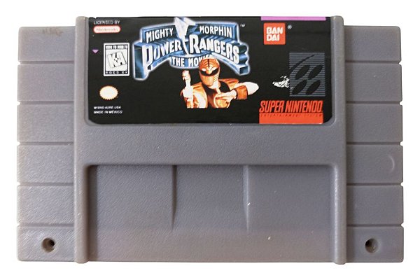 Jogo Power Rangers the Movie - SNES