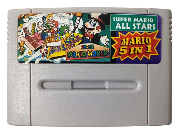 Jogo Super Mario All Stars + Super Mario World - SNES