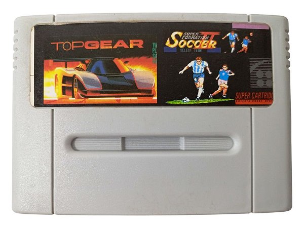 2 in 1 (Top Gear - Super Formation Soccer II) - SNES