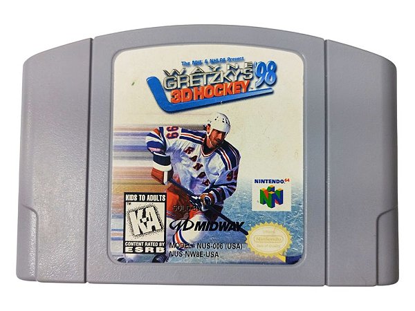 Jogo Wayne Gretzkys 3d Hockey Original - N64