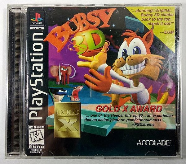 Bubsy 3D Original  - PS1 ONE