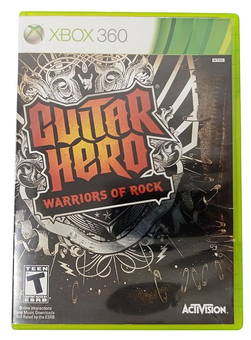 Jogo Guitar Hero Warriors of Rock Original - Xbox 360