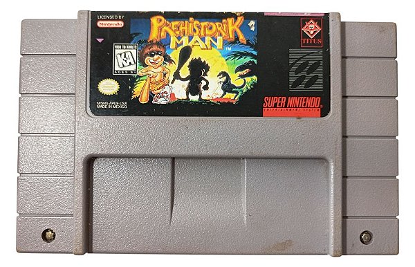 Jogo Prehistorik Man Original - SNES