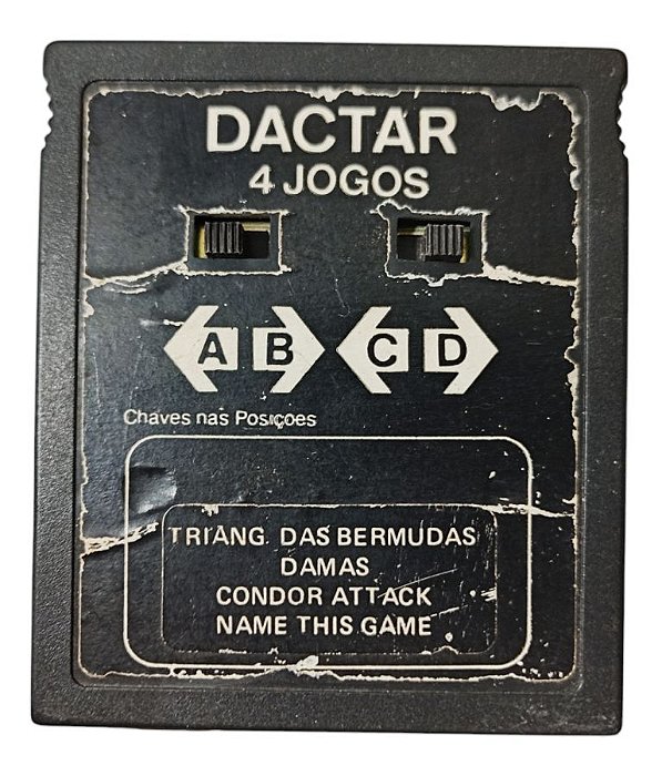 4 in 1 (Triang das Bermudas - Damas - Condor - Name) - Atari