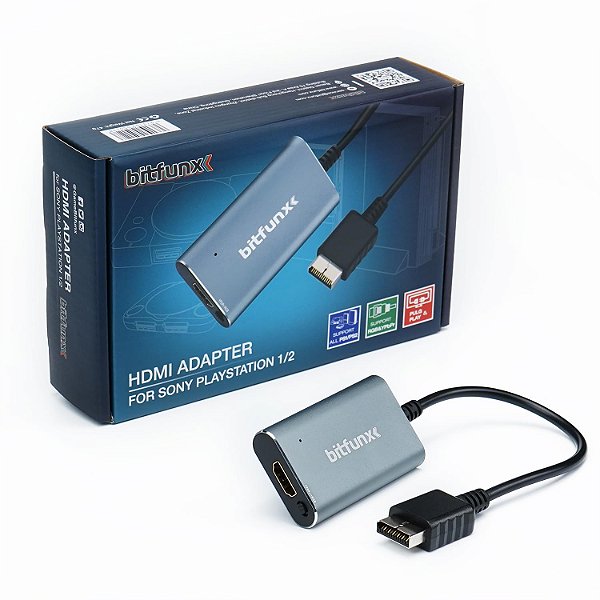 Adaptador Conversor HDMI Bitfunx - PS1 One e PS2