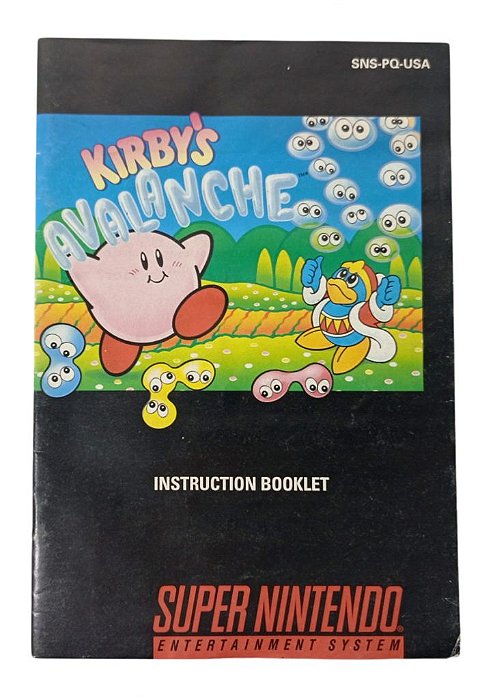 Manual do Kirbys Avalanche - SNES