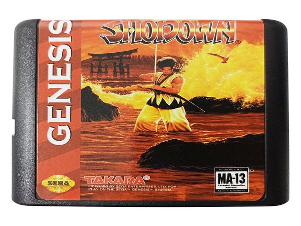 Jogo Samurai Shodown - Mega Drive