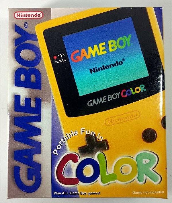 Caixa Game Boy Color Amarela [Replica] - GBC