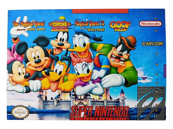 Jogo Coletânea Mickey e Mouse e sua turma (4 Jogos) - SNES