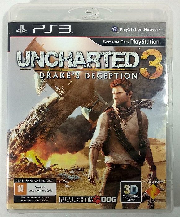Jogo Uncharted 3 Drakes Deception - PS3