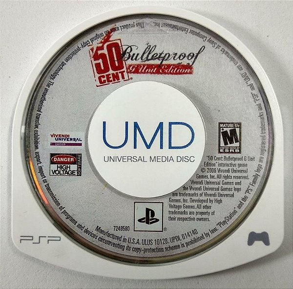 50 Cent: Bulletproof G Unit Edition Original - PSP