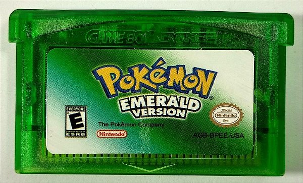 Jogo Pokemon Emerald Version - GBA