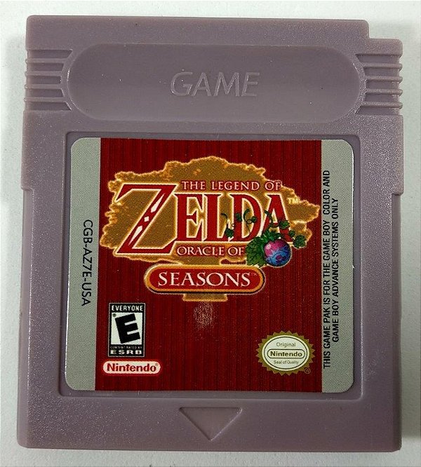Jogo Zelda Oracle of Seasons - GBC
