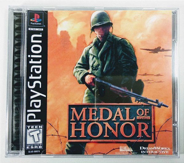 Medal of Honor [REPLICA] - PS1 ONE - Sebo dos Games - Games