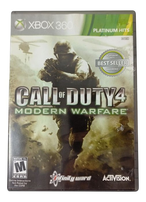 Jogo Call of Duty 4 Modern Warfare Original - Xbox 360