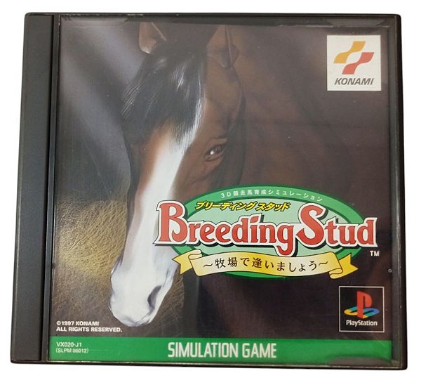 Jogo Breeding Stud Original [JAPONÊS] - PS1 ONE