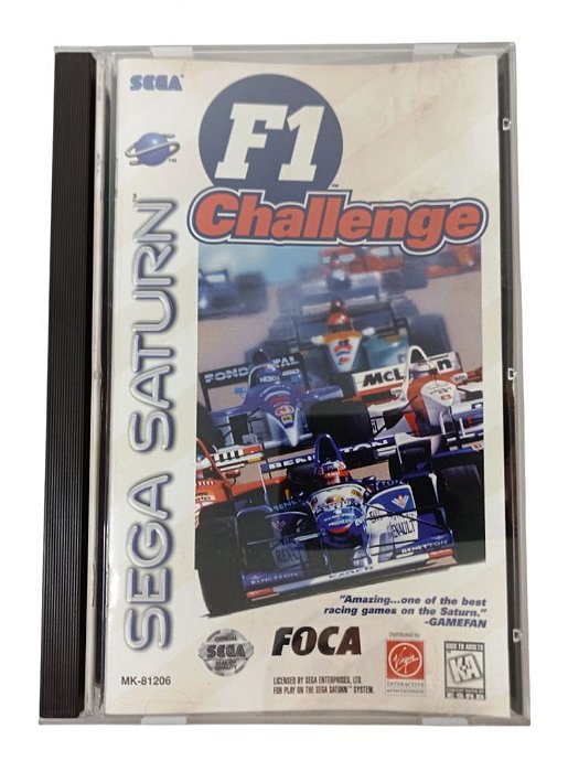 Jogo F1 Challenge Original - Sega Saturn