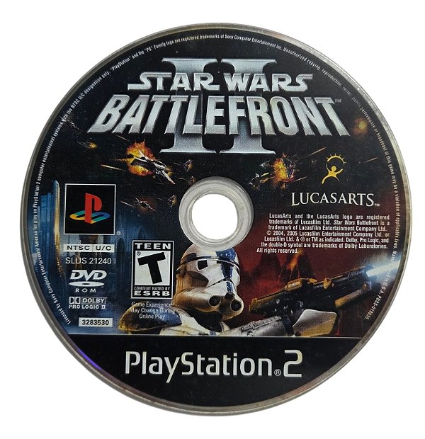 Jogo Star Wars Battlefront II Original - PS2