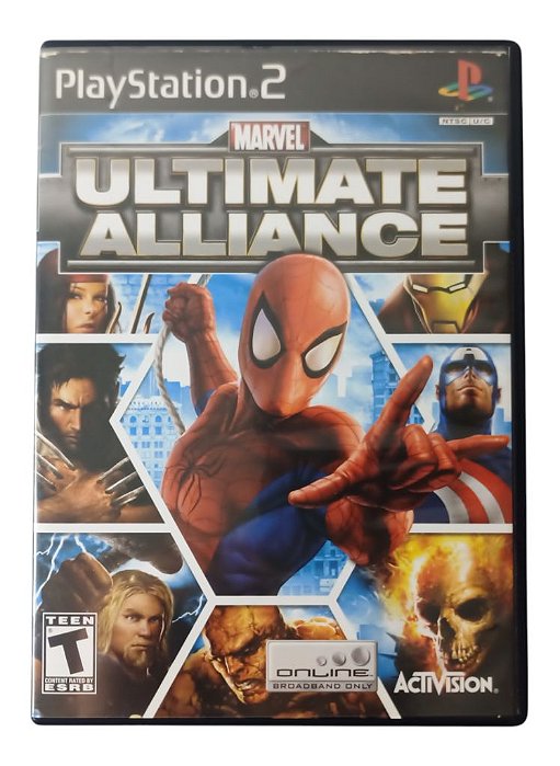 Jogo Marvel Ultimate Alliance Original - PS2