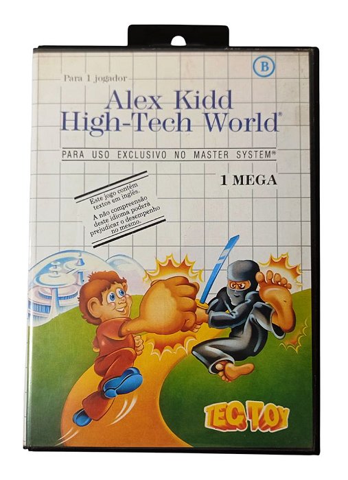 Jogo Alex Kidd High-Tech World - Master System