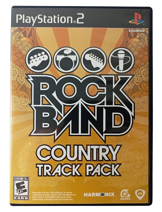 Jogo Rock Band Country Track Pack Original - PS2