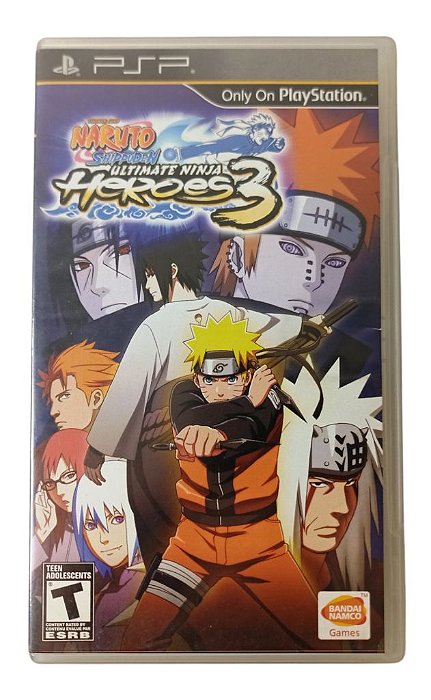 Jogo Naruto Shippudem Ultimate Ninja Heores 3 Original - PSP