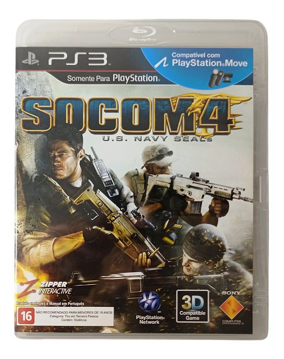 Jogo Socom 4 U.S Navy Seals - PS3