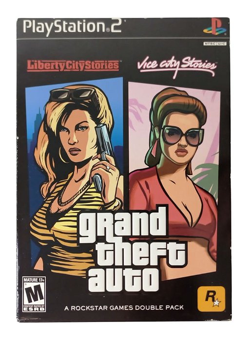 Jogo Grand Theft Auto (GTA) Double Pack Original - PS2