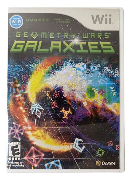 Jogo Geometry Wars Galaxies Original - Wii