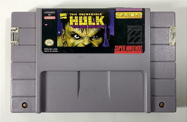 Jogo The Incredible Hulk Original - SNES