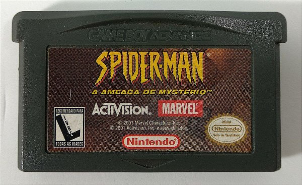 Spider-man a Ameaça de Mysterio Original - GBA