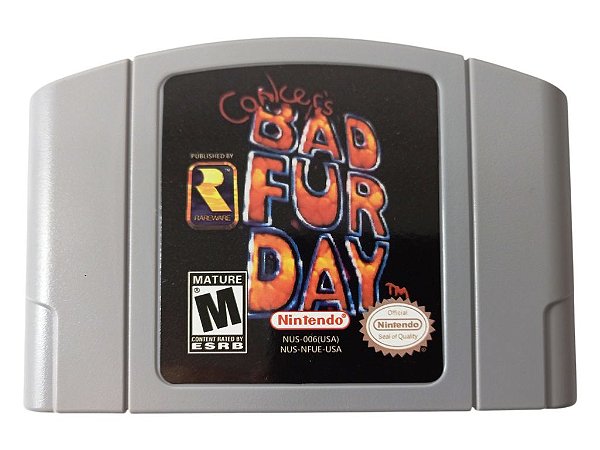 Jogo Conkers Bad Fur Day - N64