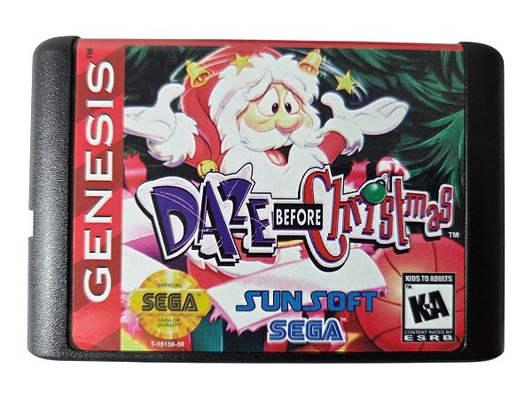 Jogo Daze Before Christmas - Mega Drive