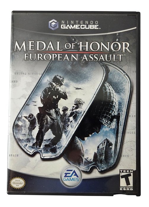 Jogo Medal of Honor European Assault Original - GC (Game Cube)