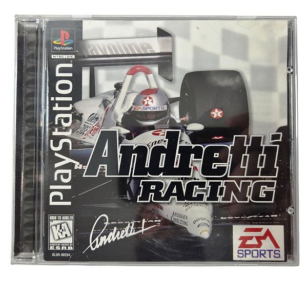Jogo Andretti Racing Original - PS1 ONE