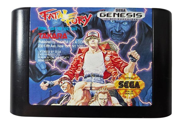 Jogo Fatal Fury Original - Mega Drive