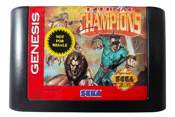 Jogo Eternal Champions Original - Mega Drive