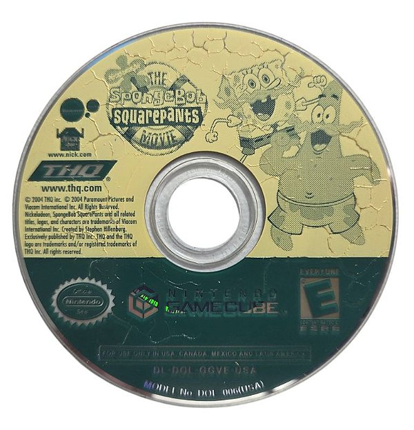 Jogo Sponge Bob Squarepants the Movie Original - GC (Game Cube)