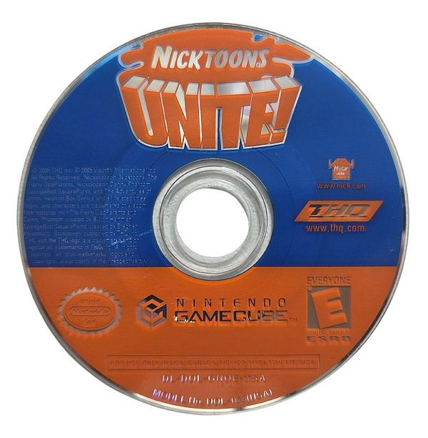Jogo Nicktoons Unite! Original - GC (Game Cube)