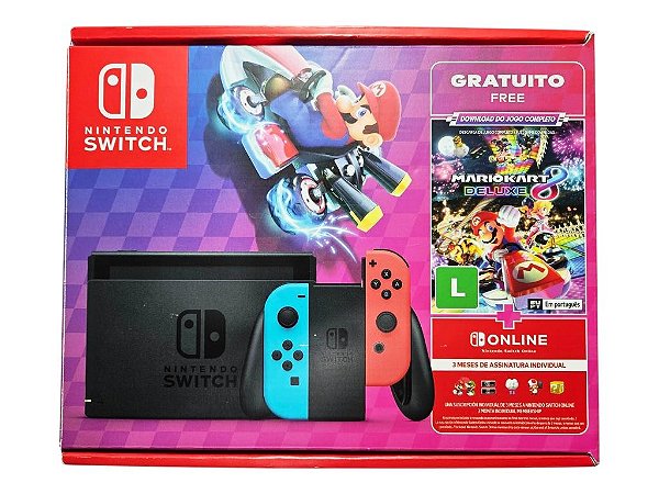 Console Nintendo Switch Azul/Vermelho