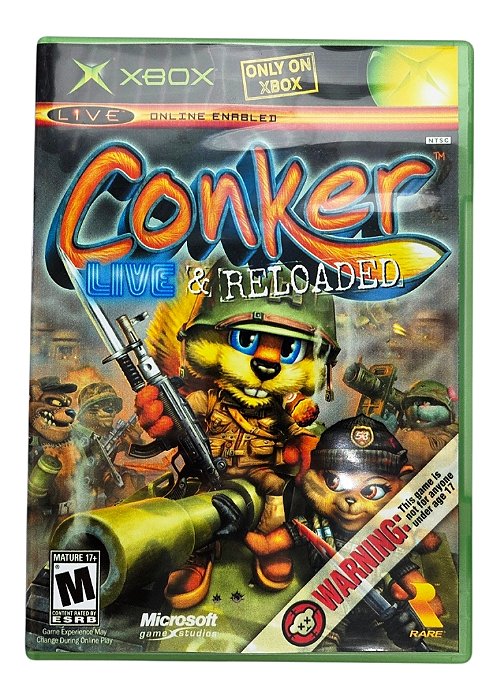 Jogo Conker Live & Reloaded (Disco Original) - Xbox Clássico