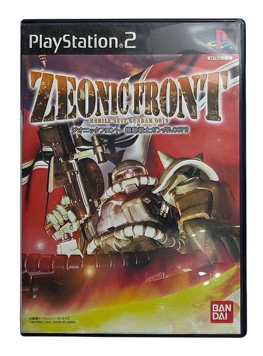 Jogo Zeonic Front Mobile Gundam 0079 Original [JAPONÊS] - PS2