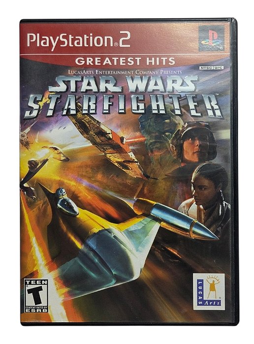 Jogo Star Wars Starfighter Original - PS2
