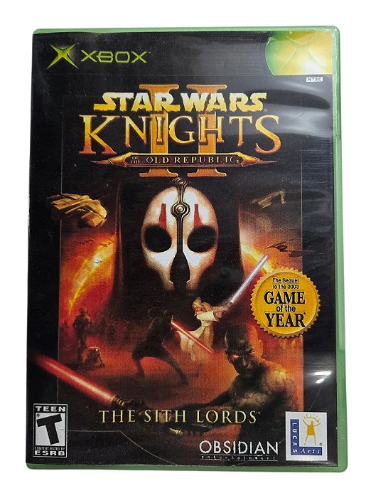 Jogo Star Wars Knights of the Old Republic II (Disco Original) - Xbox Clássico