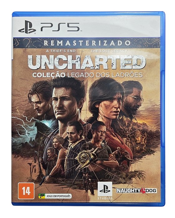 Jogo Uncharted Coleção Legado dos Ladrões - PS5