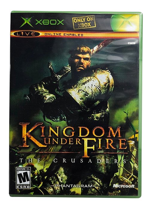 Jogo Kingdom Under Fire The Crusaders (Disco Original) - Xbox Clássico